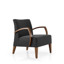 Smith Lounge Chair – Wooden Arm