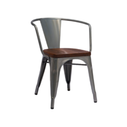 Dexter Arm Chair Wood Seat